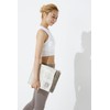(Style Boat Market) aya Collaboration Folding Recovery Yoga Mat, Beige,