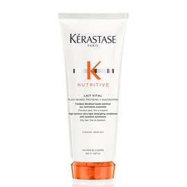 KÉRASTASE Nutritive Lait Vital Hydrating Conditioner, Adds Moisture, Shine and Nourishment, Smoothing and Softening with Plant-Based Proteins & Niacinamide for Fine to Medium Dry Hair