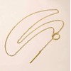 Donaly Women's Chain Necklace, Y-Shape, Narrow, Cute