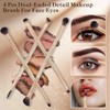 Set de Brochas de Maquillaje 6 Piezas Doble Punta, 12