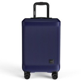 Verdi Luggage 20 Inch Carry On - Bottom Grip Design, Lightweight, Scratch Resistant, PC(polycarbonate) Hardside Suitcase, with 8-Wheel Rolling 360-degree Spinner - Color: Burgundy
