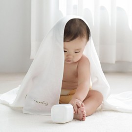 BambooBebe Signature Baby Cloth Diaper, Bath Towel, Swaddle (Pure / 5pcs)