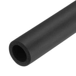 QUARKZMAN Pipe Insulation Foam 20 mm ID 30 mm OD 0.5 m Long Non-Slip Foam Hose for Grip Support Cover Bicycle Grips Pipe Insulation Handlebar Grips Heating Black