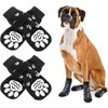 Qikuver Non-Slip Socks for Dogs, Soft Comfortable Paw Protector Boots,