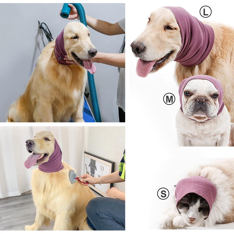 1 PCS Dog Ear Cover for Anxiety Relief, Dog Calming