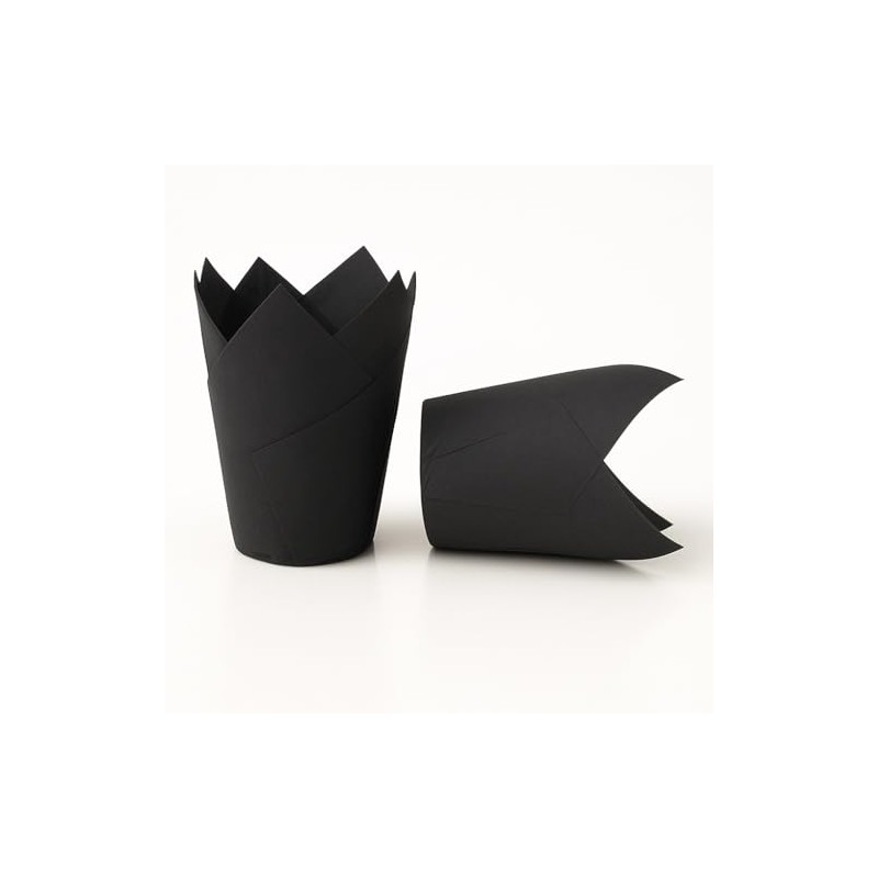 The Baked Studio Tulip Cupcake Liners – 50 Pack |