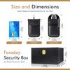 Lexell Faraday Box for Car Keys with Pouch 2 Pack