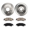PHILTOP Rear Brake Pads and Rotors kit Fit for GMC