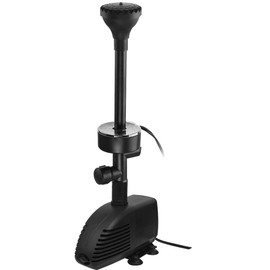 COODIA 660GPH Submersible Pump Pond Fountain with Inside Filter and RGB Colorful LED Light, Multiple Water Fountain Spray Nozzles Kit for Garden PondIndoor and Outdoor Landscape