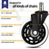 Office Chair Wheels 10mm Stem, Compatible with IKEA Chairs, Soontrans