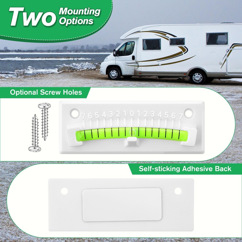 HooLing RV Level Bubble, Graduated Scale Levels for Precision Leveling,