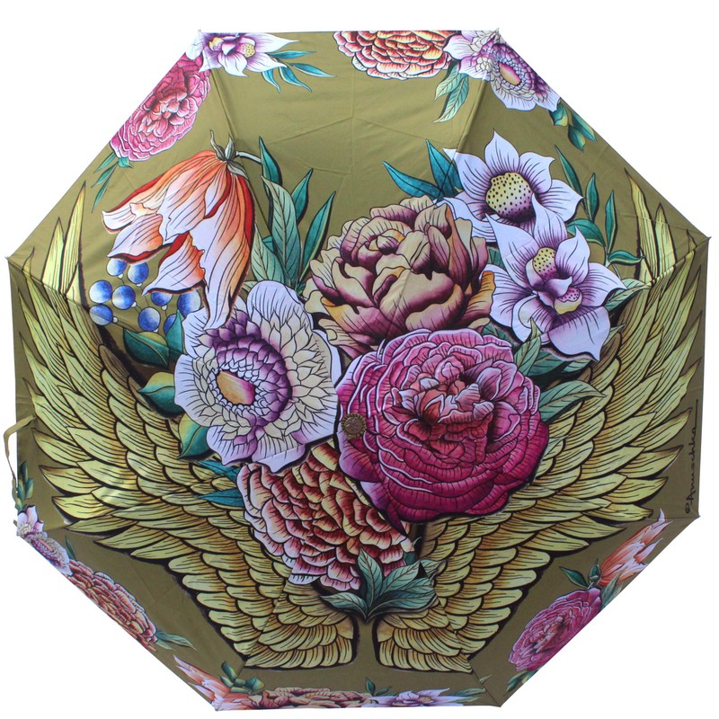 Anuschka Automatic Open and Close Umbrella - 3100, Angel Wings