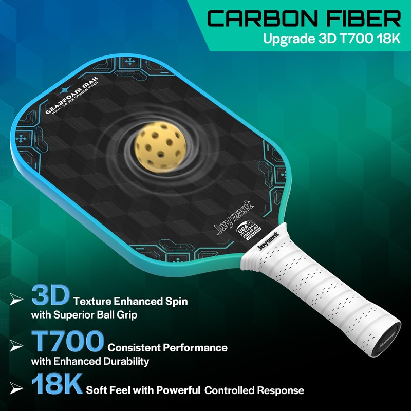 Joysent 3D-T700-18K Carbon Fiber Paddle with 14mm Foam Core, USAPA