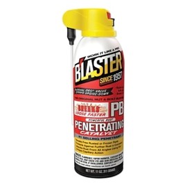 Blaster 16-PB-DS Multi-use Penetrating Catalyst Oil Lubricant, Includes B'Laster ProStraw with Control Flow Technology, Best for Breaking Loose Bolts and Rust Penetration 11-oz, 12 Pack