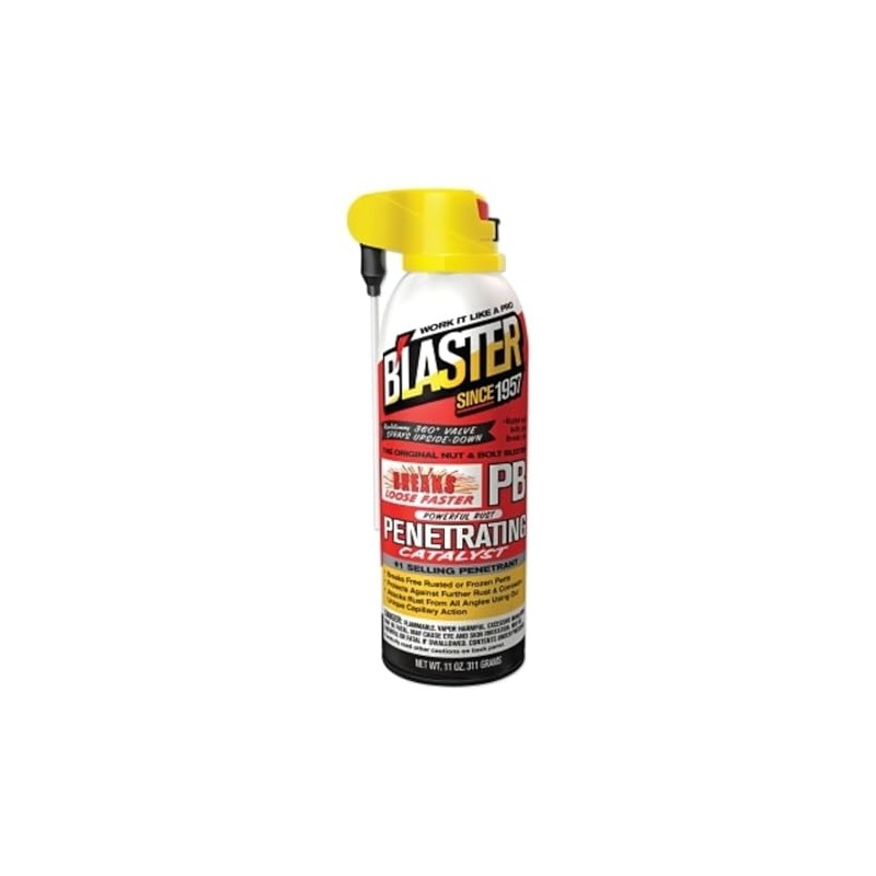 Blaster 16-PB-DS Multi-use Penetrating Catalyst Oil Lubricant, Includes B'Laster ProStraw
