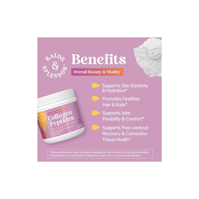 21st Century Hydrolyzed Collagen Peptides 20g Unflavored Bovine Peptide Type