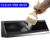 JUYO VONSAN 18 inch Baseboard Register Vent Cover Grill Black