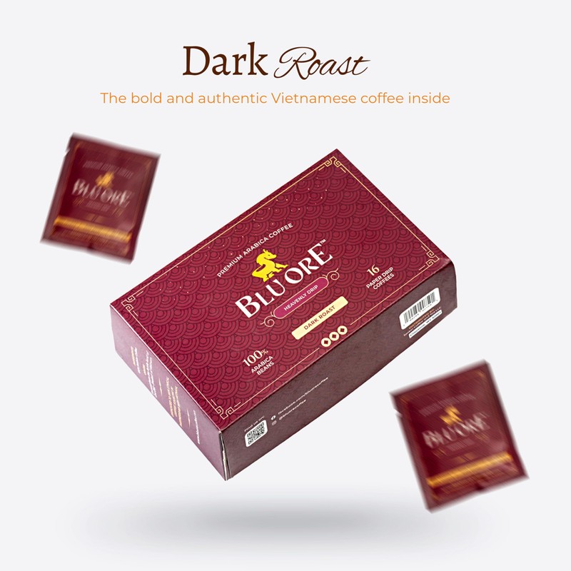 Blu Ore Premium Vietnamese Coffee - Single Serve Pour Over