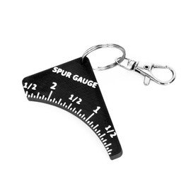 Costume Wizard 3D-Printed PLA Turkey Spur Gauge with Keychain Clip – Precision Spur Measurement to 1/16″ for Gobbler Age Determination, Lightweight Hunting Vest & Pack Accessory