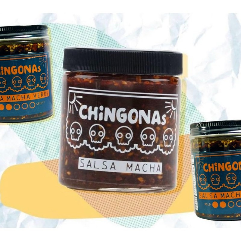 CHiNGONAs Salsa Macha Verde - Gourmet Mexican Oil-based Chili Crunch