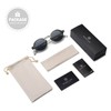 H HELMUT JUST Round Retro Sunglasses for Men and Women