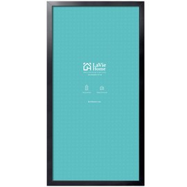 LaVie Home 24 x 48 Picture Frame, Large Poster Frame with High Definition Plexiglass, Horizontal or Vertical Wall Gallery Poster Frames Suitable for Photos, Artworks, Posters,Puzzle, Black 1pc