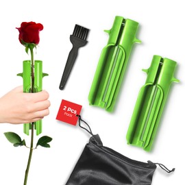 Premium 2 Pcs Rose Thorn Stripper Tool Foliage Remover For Roses Florist Cutters Flower Dethorner Stem Floral Cutter Leaf Stems Cleaner Floristry Fresh Flowers Stripping Florists Tools And Supplies