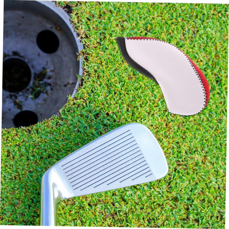 Kisangel Elegant Golf Iron Head Covers 10 Pack Soft Neoprene