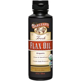 Barleans, aceite de lino orgánico, 8 onzas líquidas