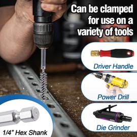 18pcs Wire Bore Brush Set with 1/4" Hex Shank for Power Drill - 6 Size (8/10/12/15/17/19mm)