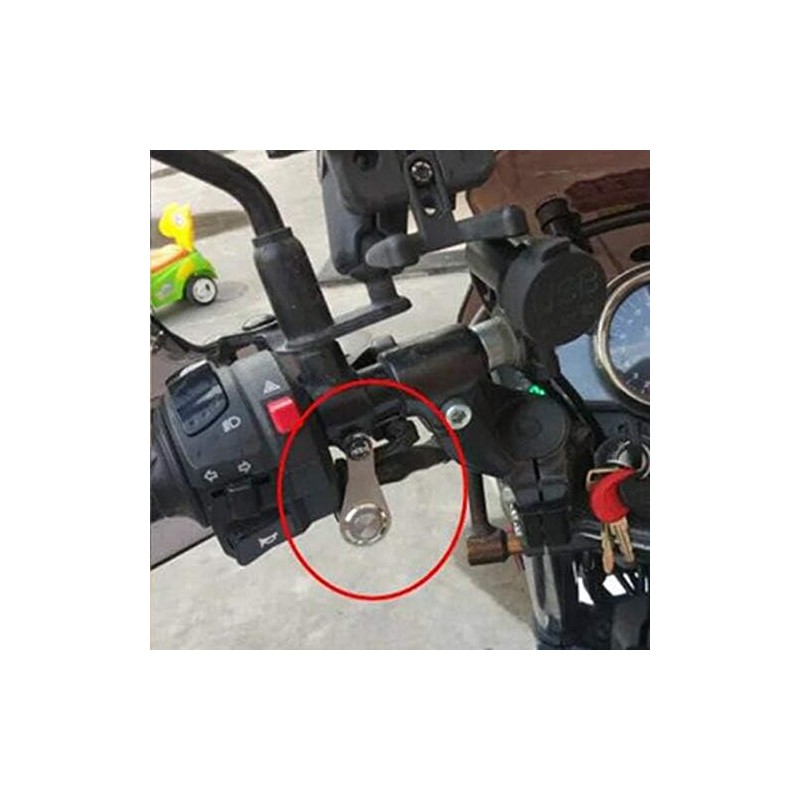 Motorcycle Handlebar Switch ATV Bike 12V LED Headlight Fog Light