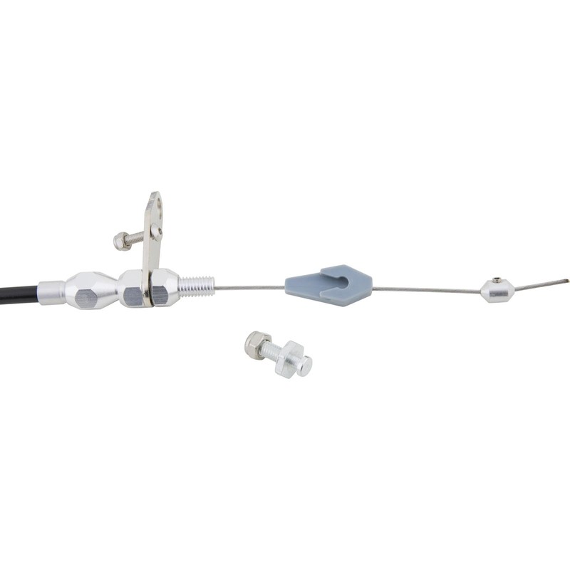 AOD Transmission Kickdown Cable Kit, 1986-93 Compatible with Ford, Black