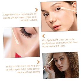 WOONEKY Extension Kit 50pcs Lash Lift Tools Perm Eyelash Lift Sticks for Grafting Separating Natural Lashes Gentle Lifting Perming Skin-friendly Abs Material