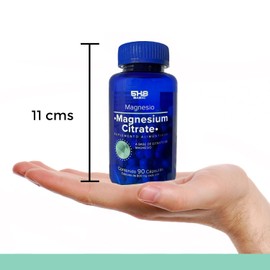 5H8 Nutrition Citrato de Magnesio | 90 Cápsulas | 2200 mg por porción | 30 porciones | Excelente absorción | Suplemento Alimenticio