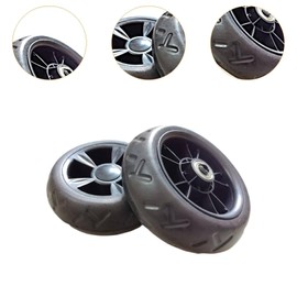 Harilla 2x Shopping Trolley Räder Waschwagen Räder Einfach eintätigen Sie Kartellrad, um Einkaufscarks -Weitkörbe auszutauschen