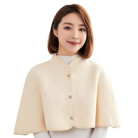Shoulder Warmer, Shoulder Pads, Women's, Men's, Shoulder Warmer, Back Warm, Cold Protection, Shoulder Support, Shoulder Supporter, Includes Poton, Thick, Easy to Put on and Take Off Shoulder Cold