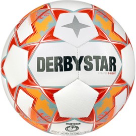 Derbystar Unisex Youth Stratos S-Light V23 Football, Multicoloured, 4