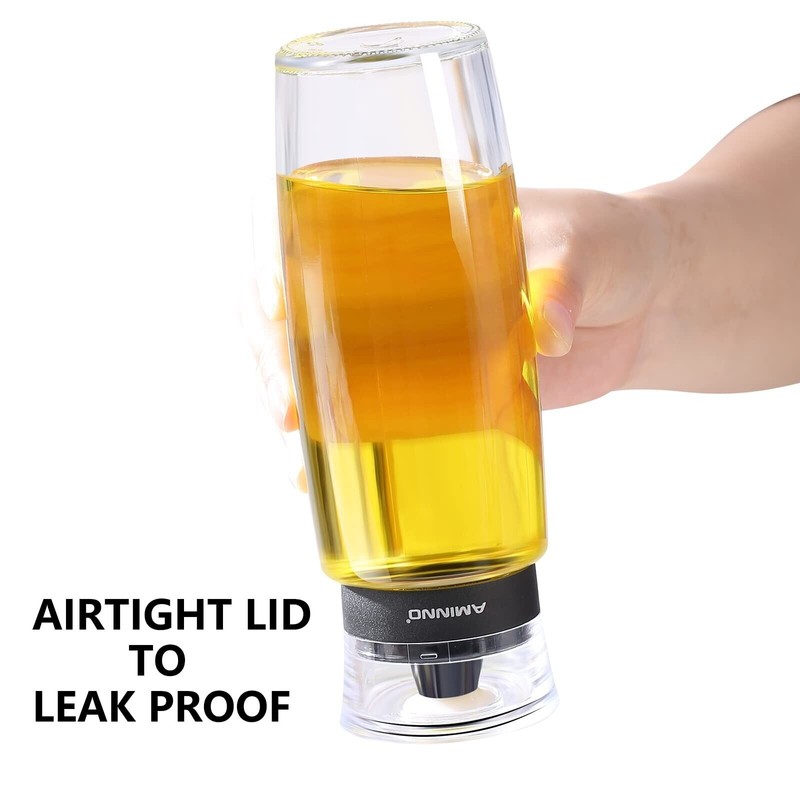 Aminno Oil and Vinegar Dispenser 2 Pack, Olive Oil and