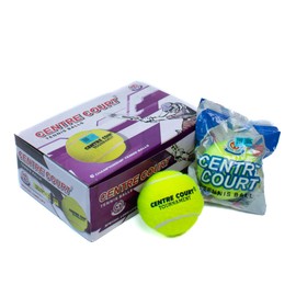 Centre Court Cricket Tennis Ball Soft Yellow Colour| Light Tennis | Standard Size Ball | 72 Grams Approx (6)