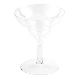 2 Ounce Mini Margarita Glasses, 100 Disposable Plastic Margarita Glasses - Round, Serve Samples, Appetizers, or Desserts, Clear Plastic Mini Cocktail Glasses, For Parties or Weddings - Restaurantware