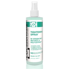 LOCssentials Sea Salt Tightening Spray for Locs Faster Locking for Dreadlocks & Starter Locs - Twist & Braid Spray with Kelp Extract