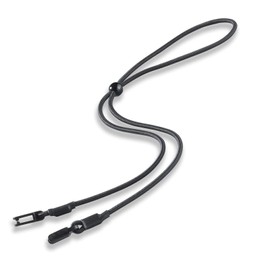 UVEX Brillenkordel Twin FX schwarz - Elastische Kordel mit individueller Weitenregulierung für UVEX Bügelbrillen