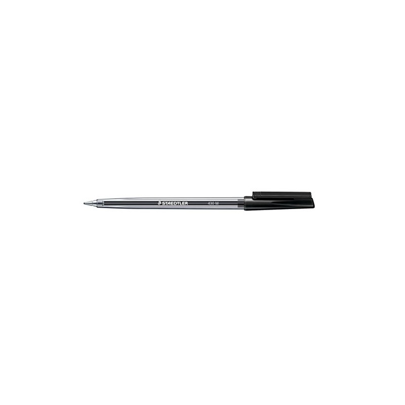 Staedtler Stick 430 M9CP50 Ballpoint Pen Medium, Black, Box of