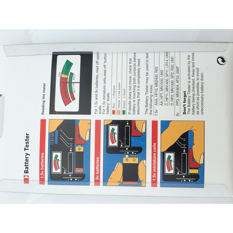 New BEYUTION@ Universal Battery Tester Load f Test all AAA