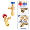 SIGANDG Safety Adaptor Flow Control Valve, Brass Flow Control Valve