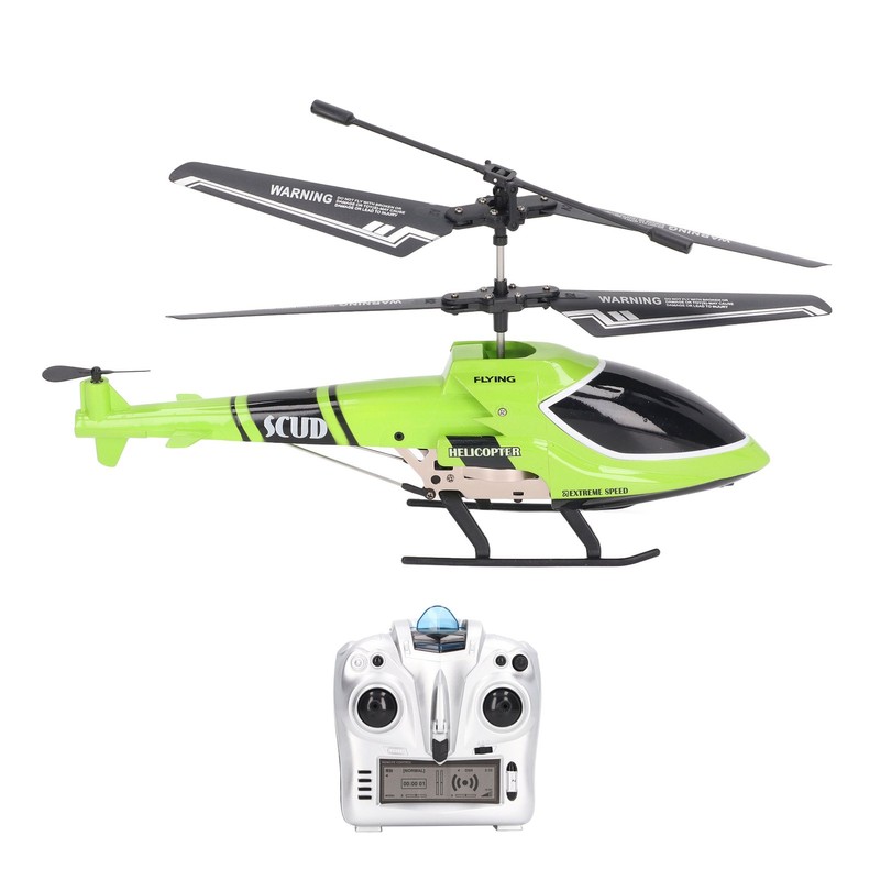 Remote Control Helicopter 2.4G Fixed Height Green Plastic Mini RC