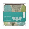 Premier Housewares 1203605 Leaf Coasters - Green, Set of 4,