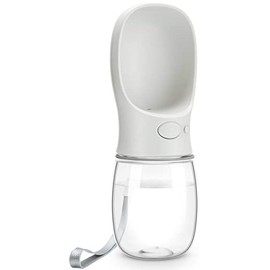 Deyace botella de agua para perro, con una sola mano, a prueba de fugas, botella de viaje para perro, 12 oz, grado alimenticio, multicolor