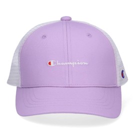 Champion Kid's Twill Mesh Cap with Logo, purple