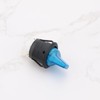 OTOTEC 5PCS Blue LED 3-Pin Long-Handle Rocker Switch Round On-Off